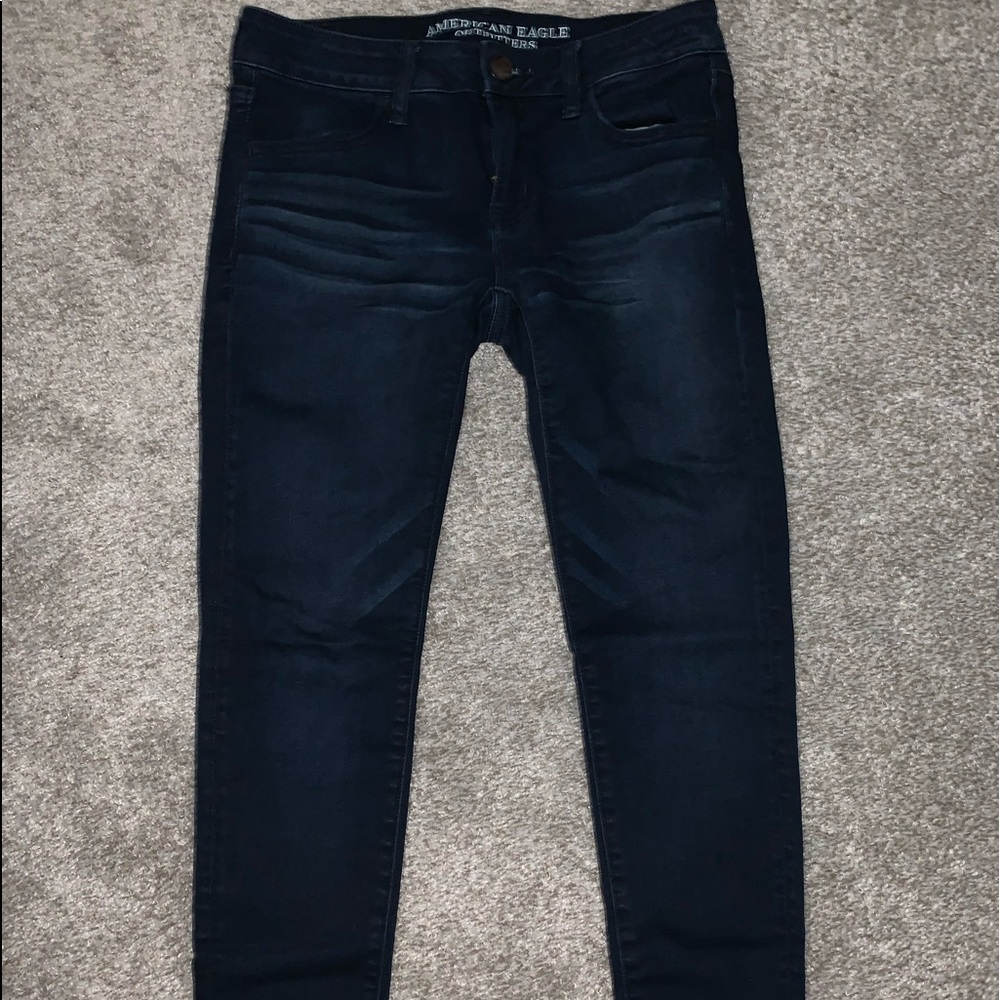 NWOT Dark denim low rise jeggings
